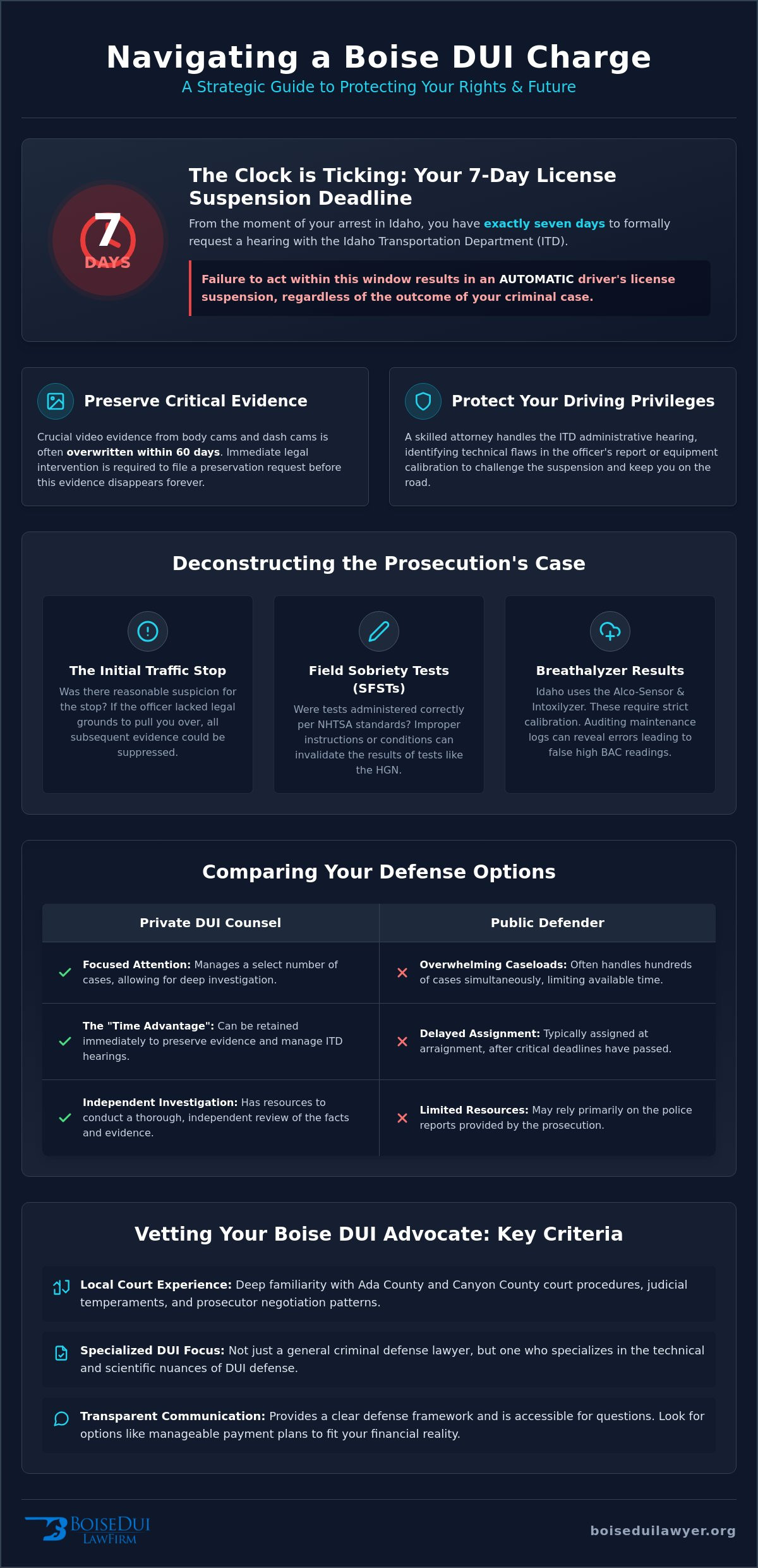 Criminal Defense Lawyer in Boise Idaho: A Strategic Guide to Choosing Your Advocate